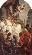 Pierre Subleyras Emperor Valentinian Before Bishop Basil Sweden oil painting artist